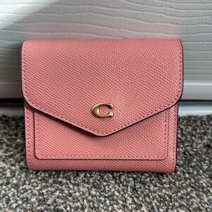 Coach Pink Leather Wallet